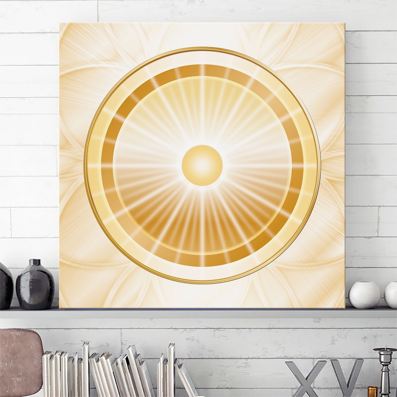 Sonnenzeichen, Leinwand