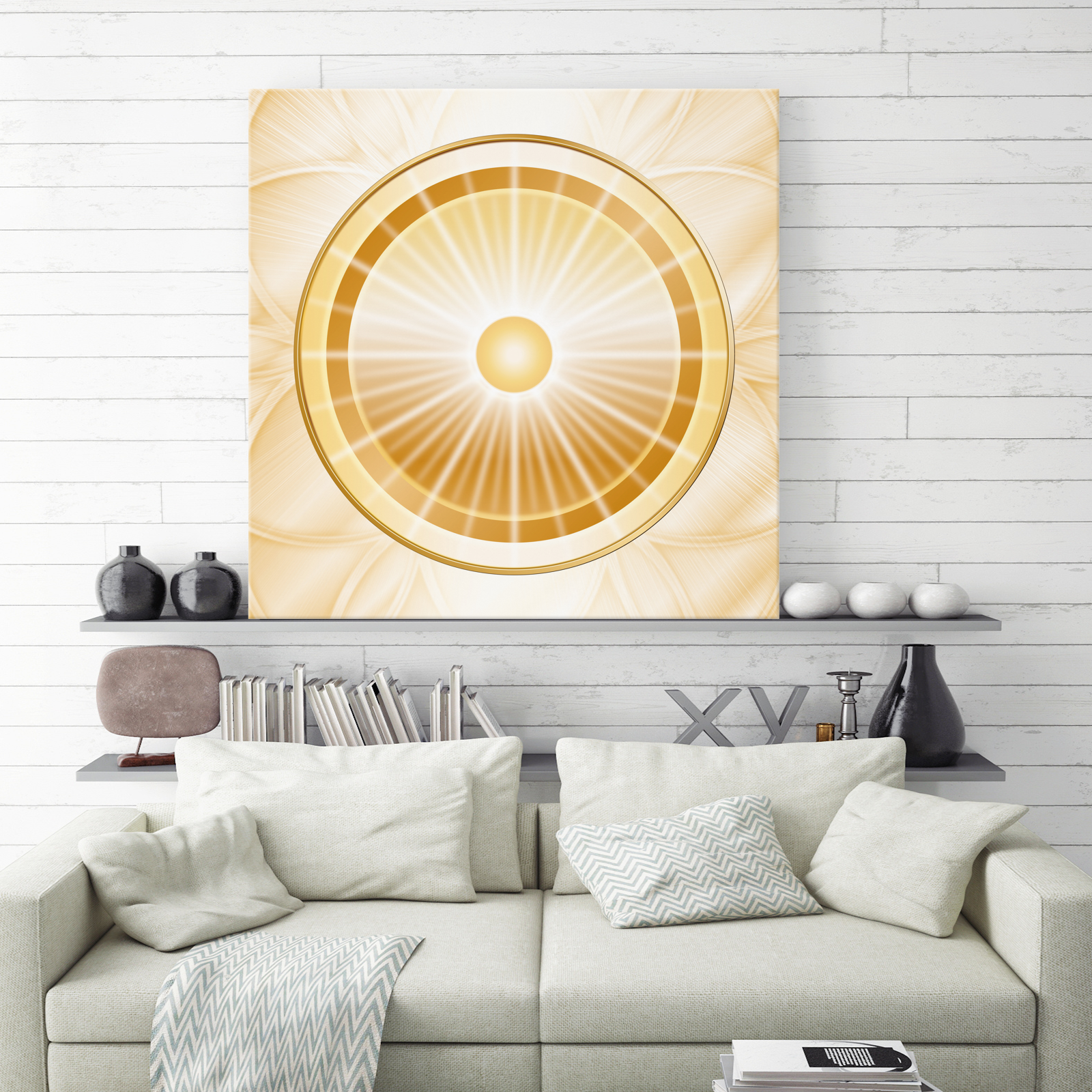 Sonnenzeichen, Leinwand