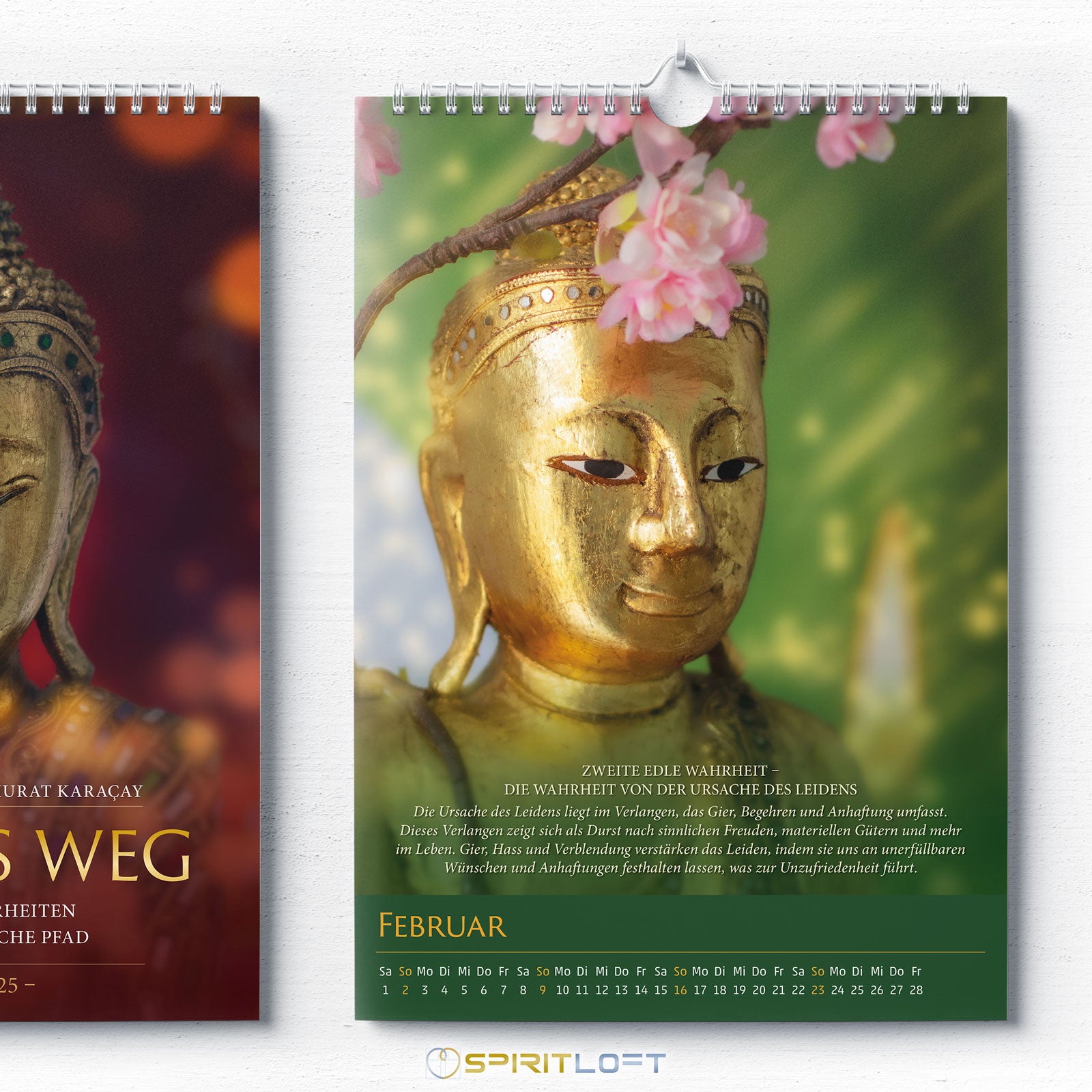 Buddhas Weg – Wandkalender 2025