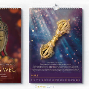 Buddhas Weg – Wandkalender 2025