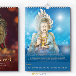 Buddhas Weg – Wandkalender 2025