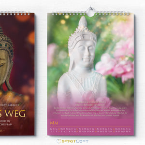 Buddhas Weg – Wandkalender 2025