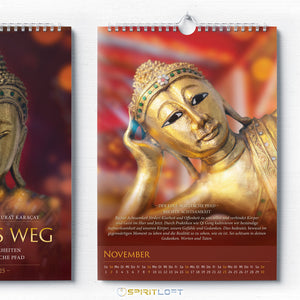 Buddhas Weg – Wandkalender 2025