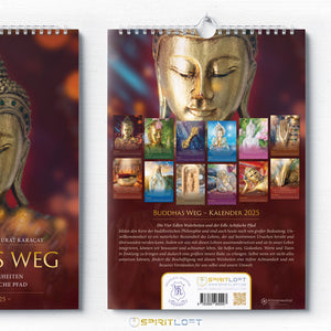 Buddhas Weg – Wandkalender 2025