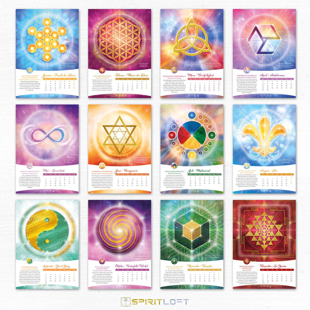 Heilige Geometrie Kalender 2024