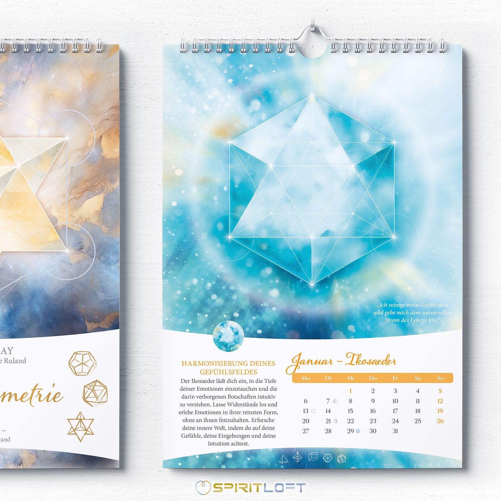 Heilige Geometrie Kalender 2025