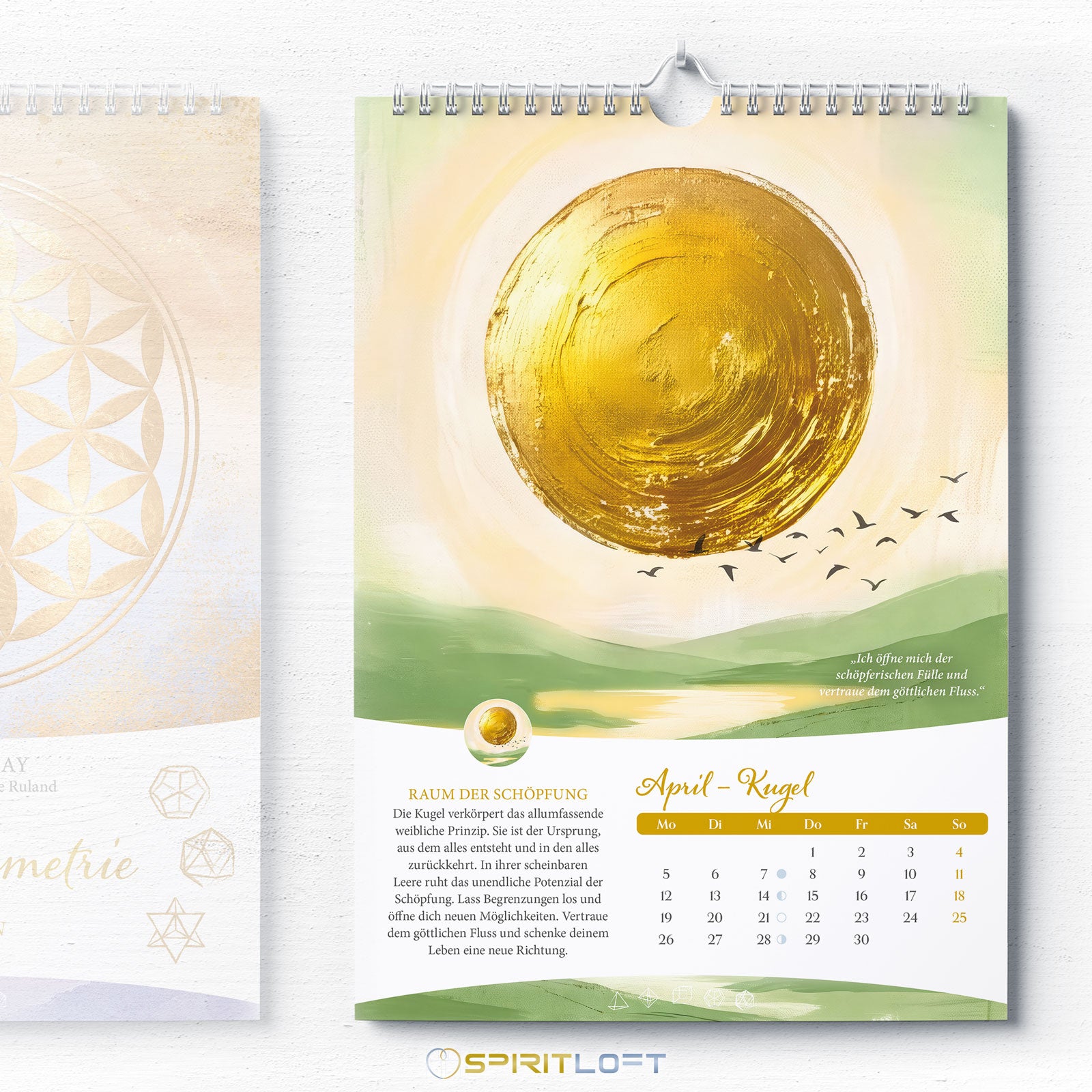Heilige Geometrie Kalender 2027 - April