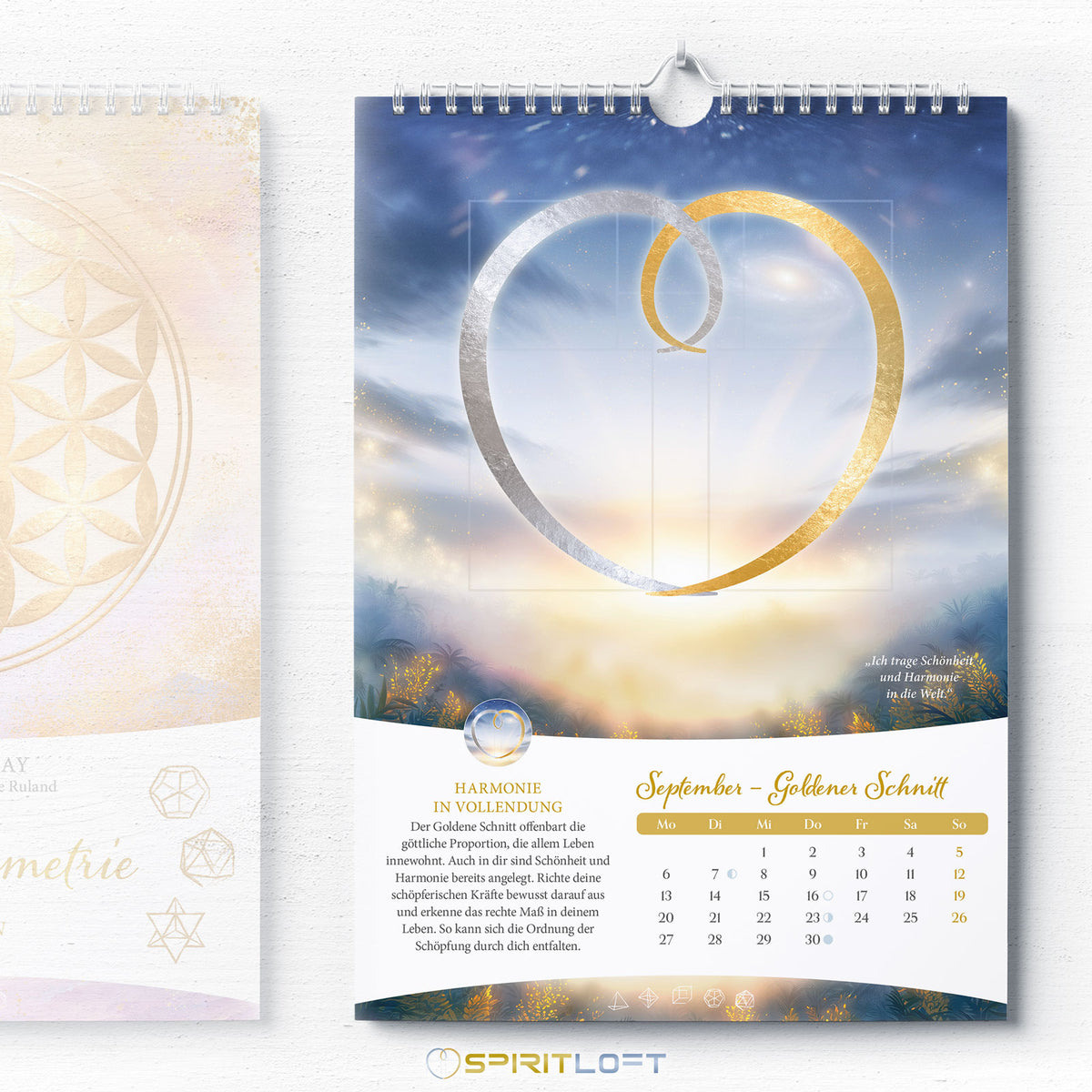 Heilige Geometrie Kalender 2027 Murat Karacay und Jeanne Ruland - September