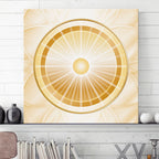 Sonnenzeichen, Leinwand