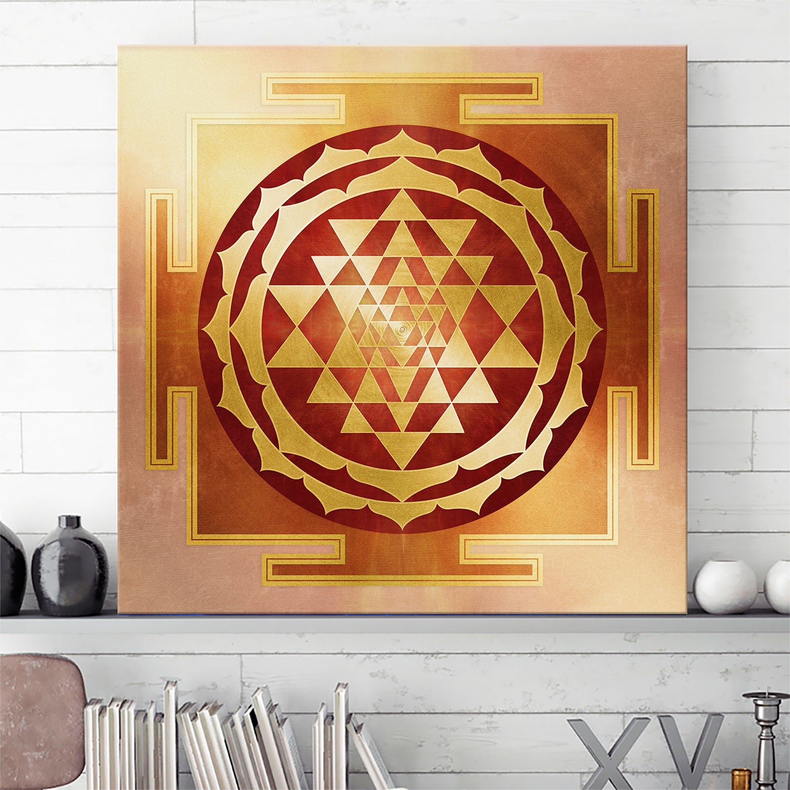 Sri Yantra, Gold-Rot