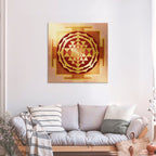 Sri Yantra, Gold-Rot