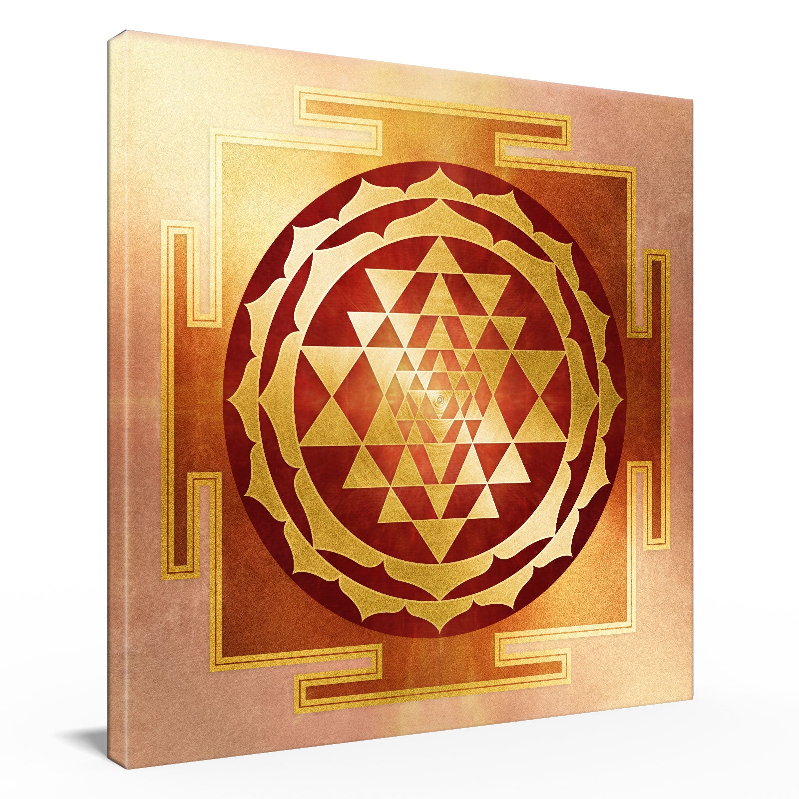Sri Yantra, Gold-Rot