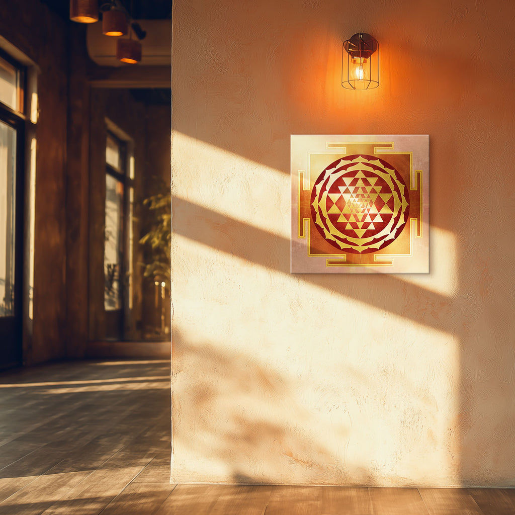 Sri Yantra, Gold-Rot