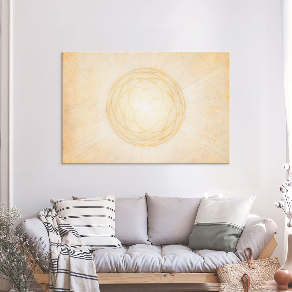 Venusblume / Venusmuster gold-gelb