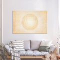Venusblume / Venusmuster gold-gelb