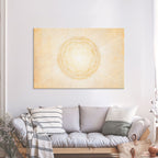 Venusblume / Venusmuster gold-gelb