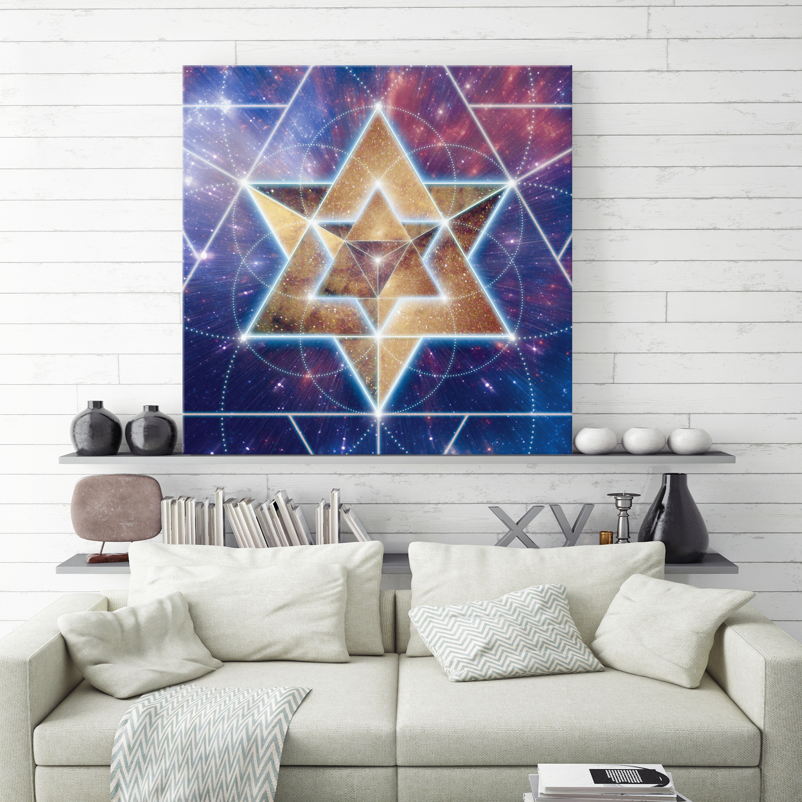 Merkaba, Leinwand 60x60 cm