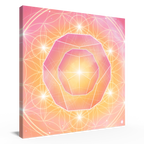 Dodekaeder, Leinwand 60x60 cm