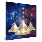 Pyramide, Leinwand 60x60 cm