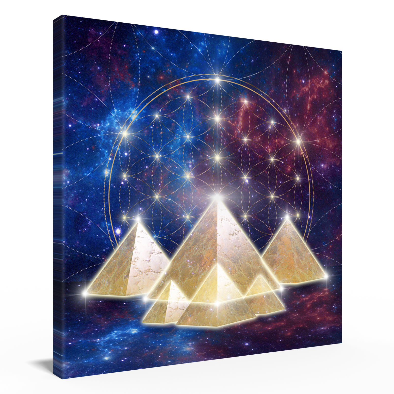 Pyramide, Leinwand 60x60 cm