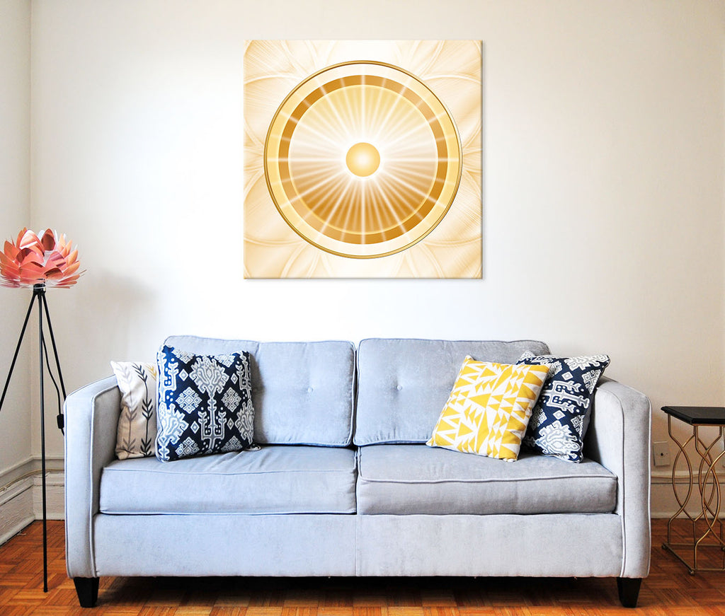 Sonnenzeichen, Leinwand