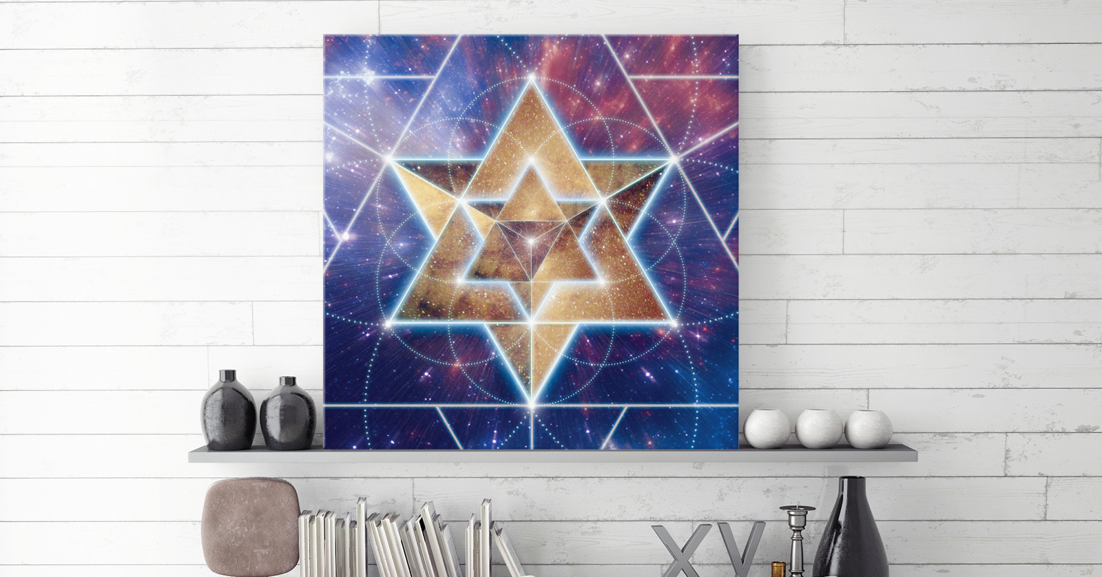 Merkaba, Leinwand 60x60 cm