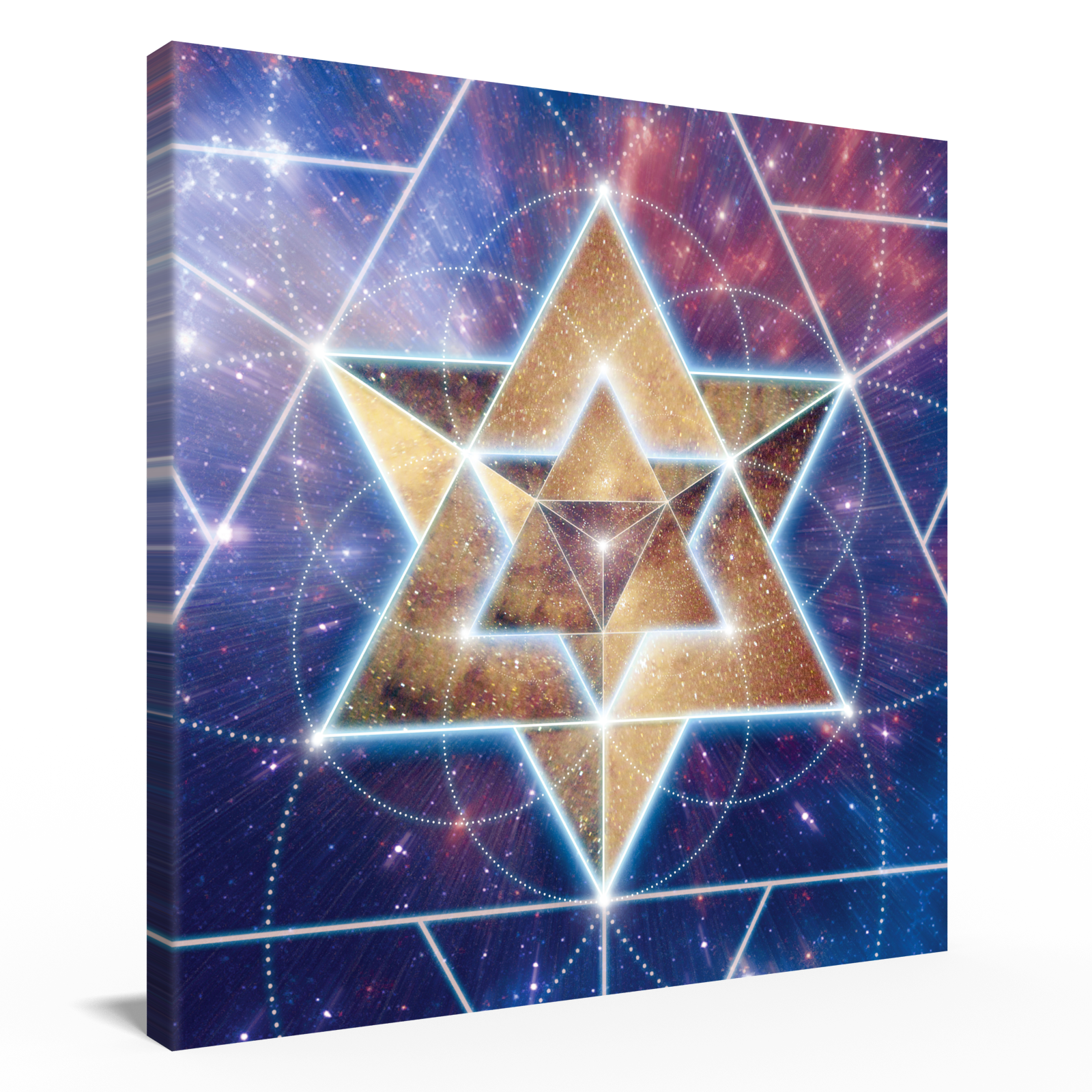 Merkaba, Leinwand 60x60 cm