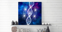 Lade das Bild in den Galerie-Viewer, Doppelhelix/DNA, Leinwand 60x60 cm
