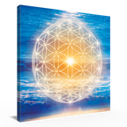Blume des Lebens, Leinwand 60x60 cm